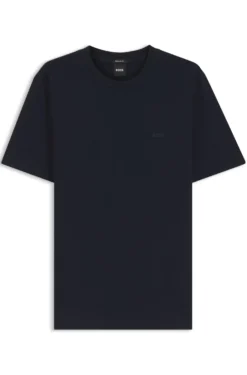 Cotton-jersey T-shirt with logo detail