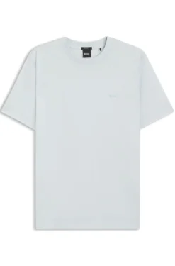Cotton-jersey T-shirt with logo detail