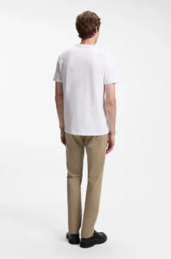Cotton-jersey T-shirt with logo detail