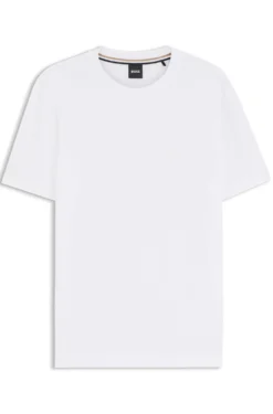 Cotton-jersey T-shirt with logo detail