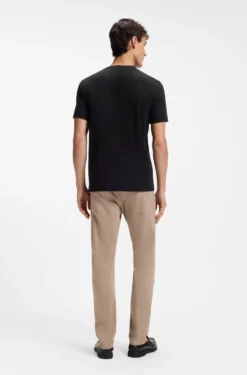 Cotton-jersey T-shirt with logo detail