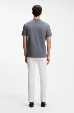 Cotton-jersey T-shirt with logo detail
