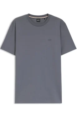 Cotton-jersey T-shirt with logo detail