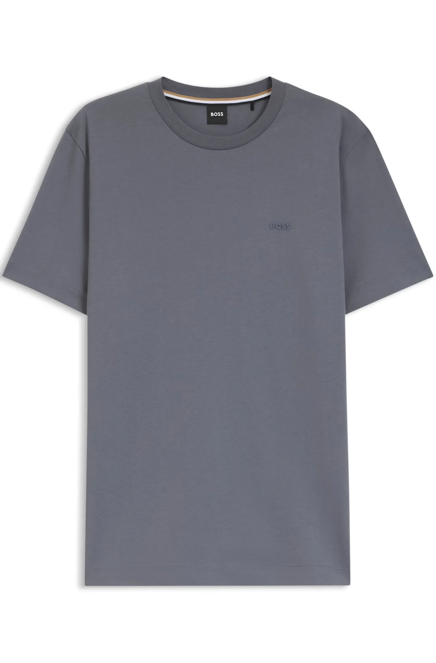 Cotton-jersey T-shirt with logo detail
