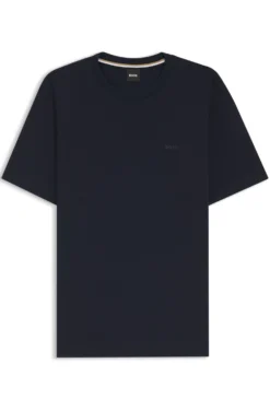 Cotton-jersey T-shirt with logo detail