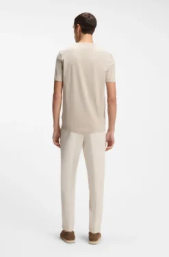 Cotton-jersey T-shirt with logo detail