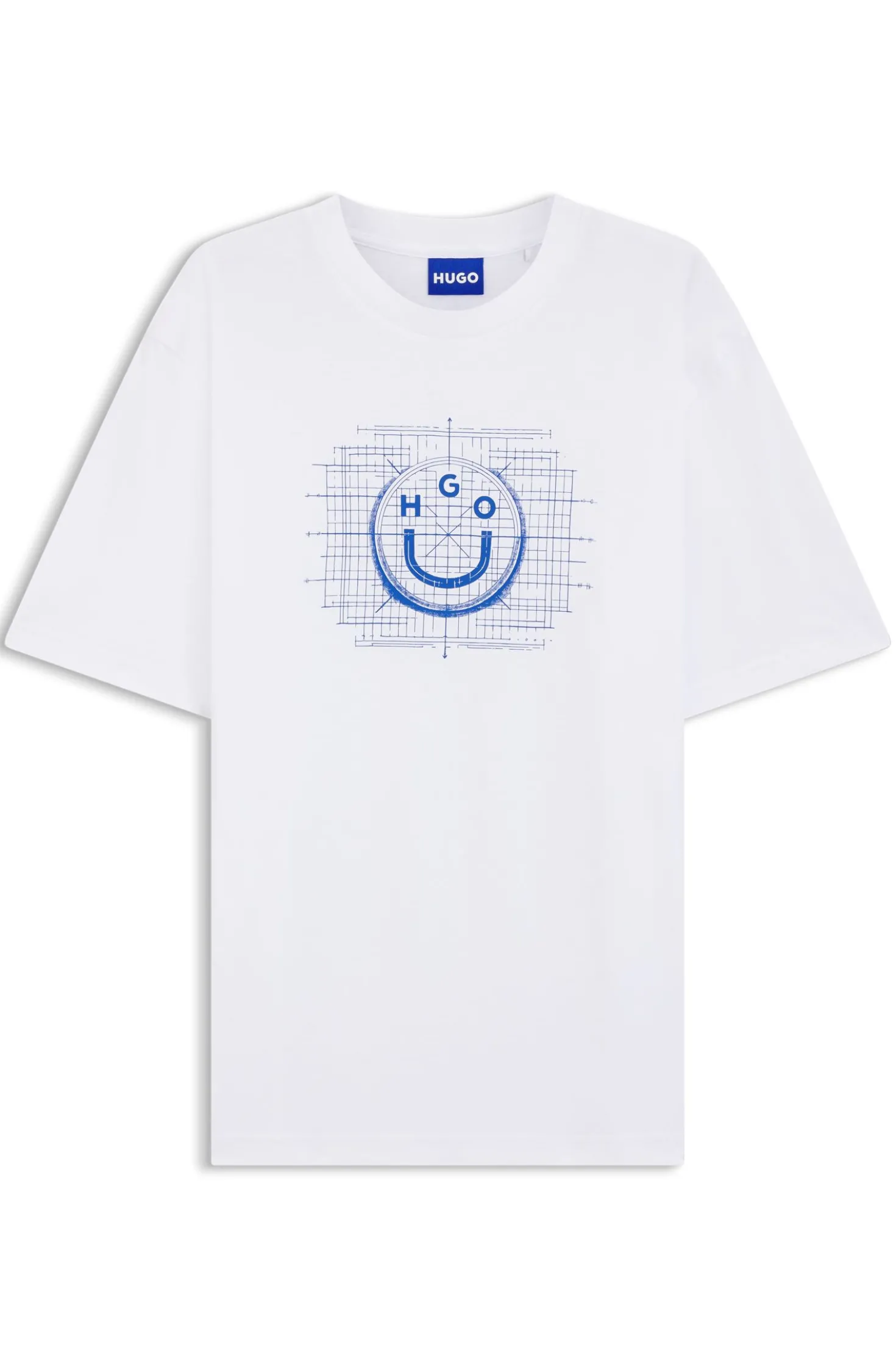 Cotton-jersey T-shirt with logo artwork