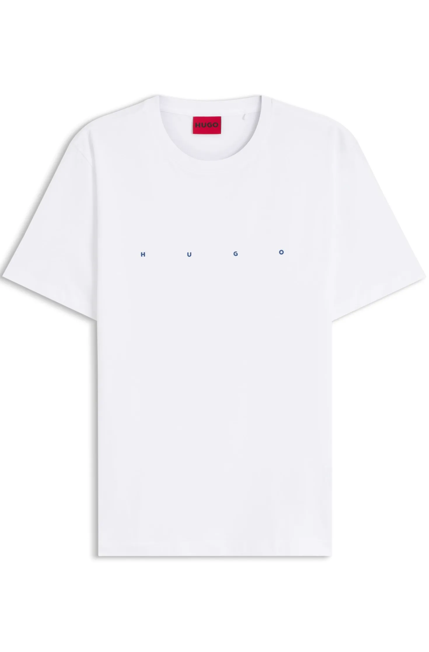 Cotton-jersey T-shirt with logo detail