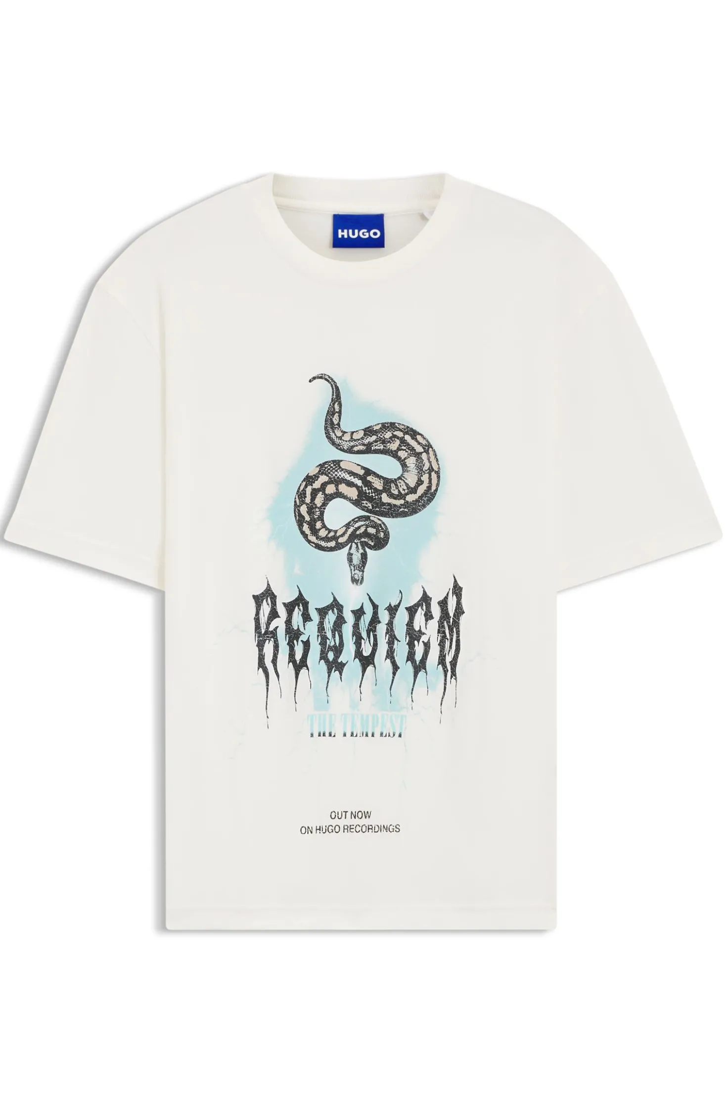 Cotton-jersey T-shirt with logo artwork