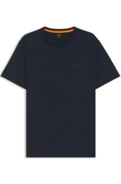 Cotton-jersey T-shirt with logo detail
