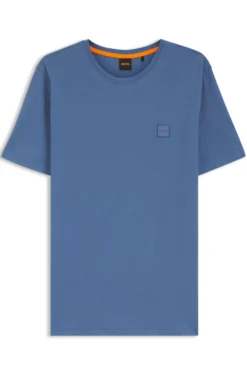 Cotton-jersey T-shirt with logo patch