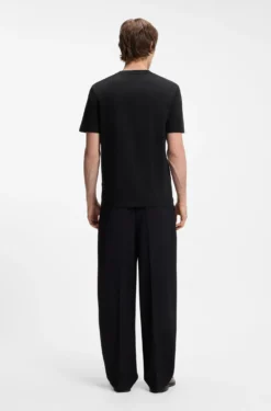 Cotton-jersey T-shirt with printed artwork