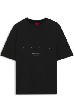 Cotton-jersey T-shirt with printed artwork