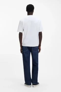 Cotton-jersey T-shirt with printed artwork