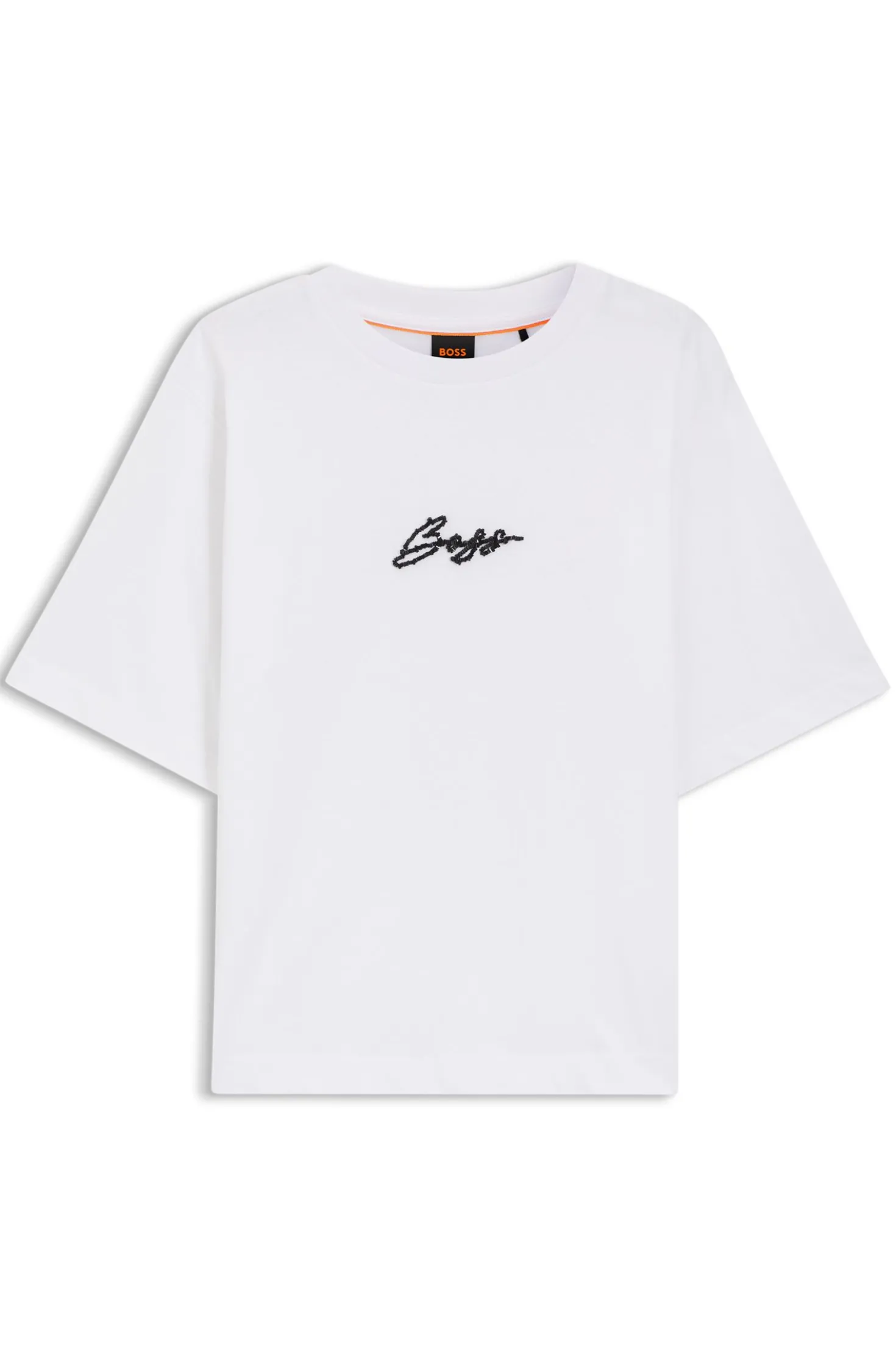 Cotton-jersey T-shirt with printed artwork