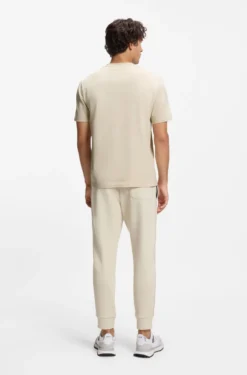 Cotton-jersey T-shirt with tennis-themed artwork