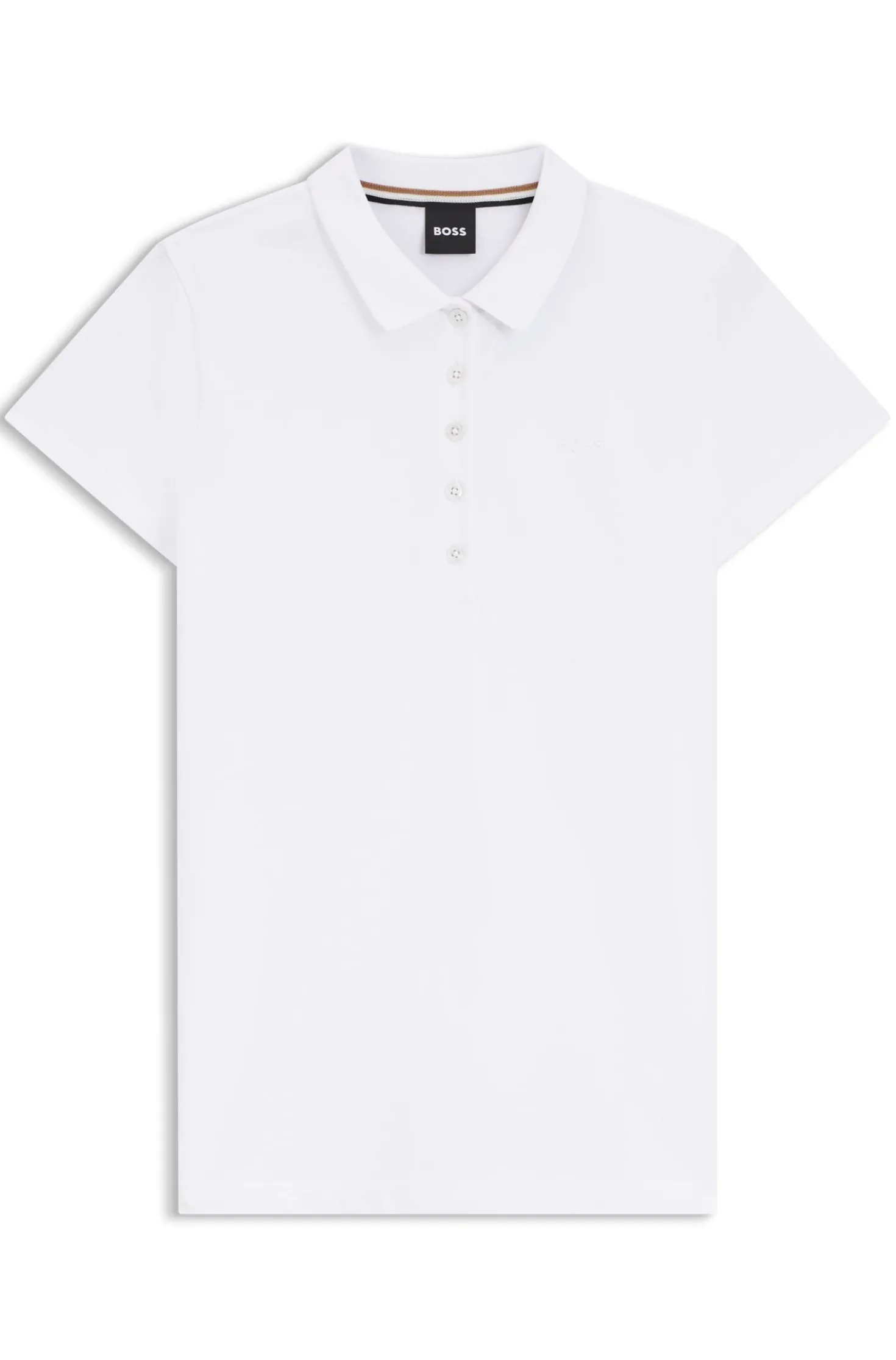 Cotton-piqué polo shirt with logo detail