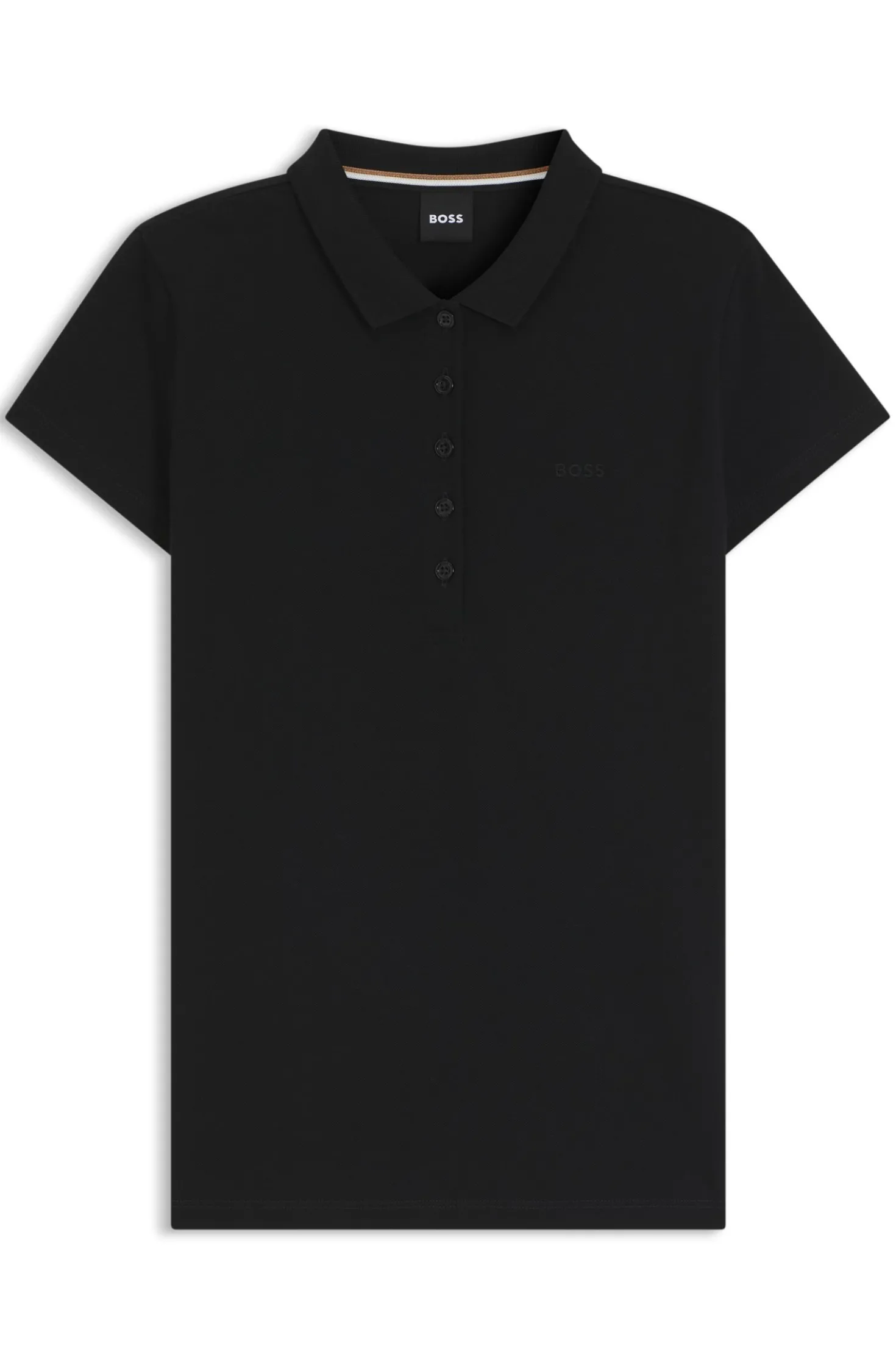 Cotton-piqué polo shirt with logo detail