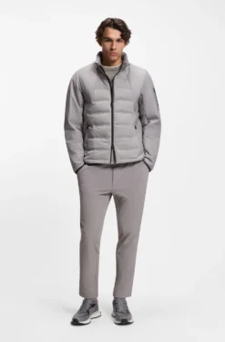 Cotton sweater with contrast logo