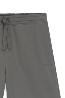 Cotton-terry shorts with logo print