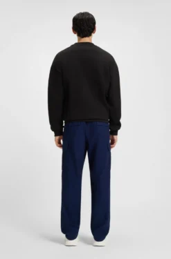 Cotton-terry sweatshirt with logo print