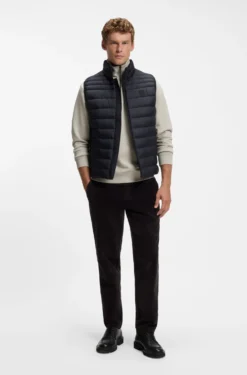 Cotton-terry sweatshirt with zip collar