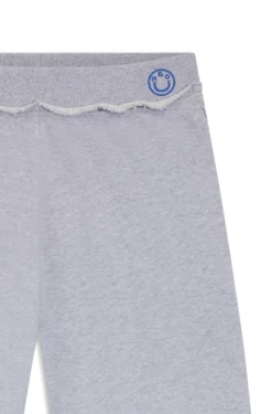 Cotton-terry tracksuit bottoms with logo waistband