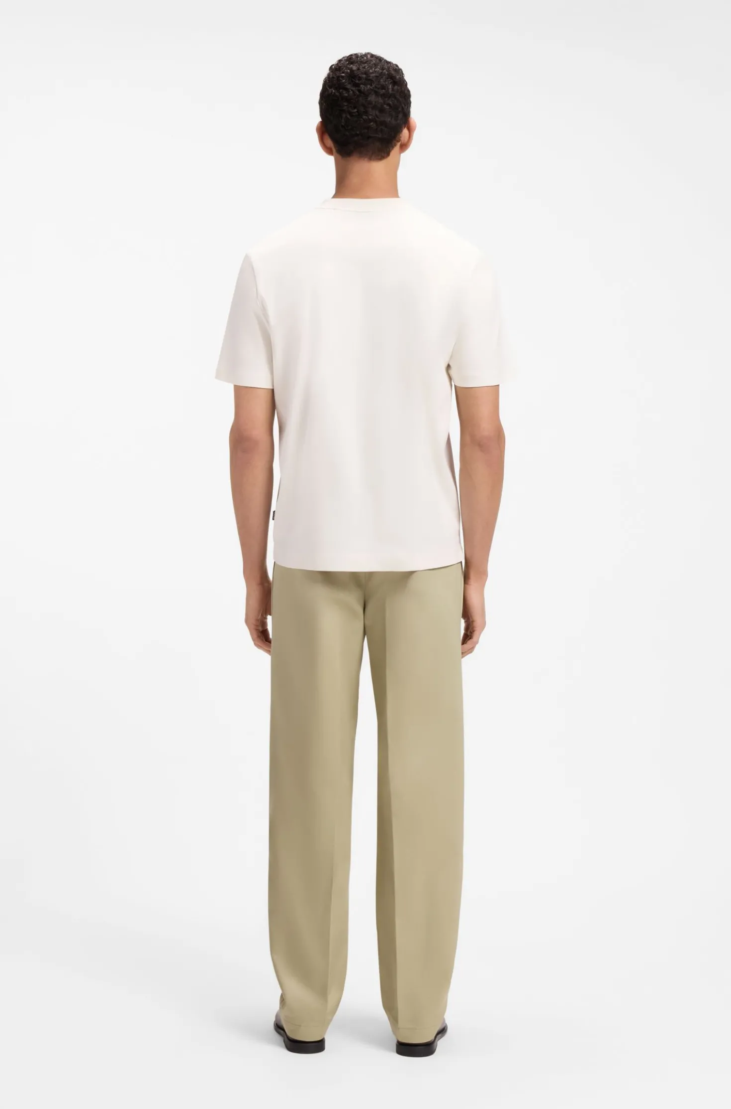 Cotton T-shirt with Double-B-monogram badge