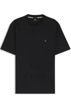 Cotton T-shirt with Double-B-monogram badge