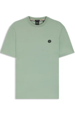 Cotton T-shirt with Double-B-monogram badge