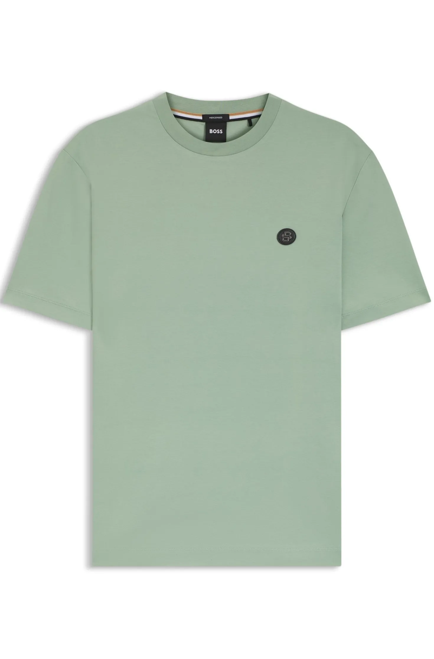 Cotton T-shirt with Double-B-monogram badge
