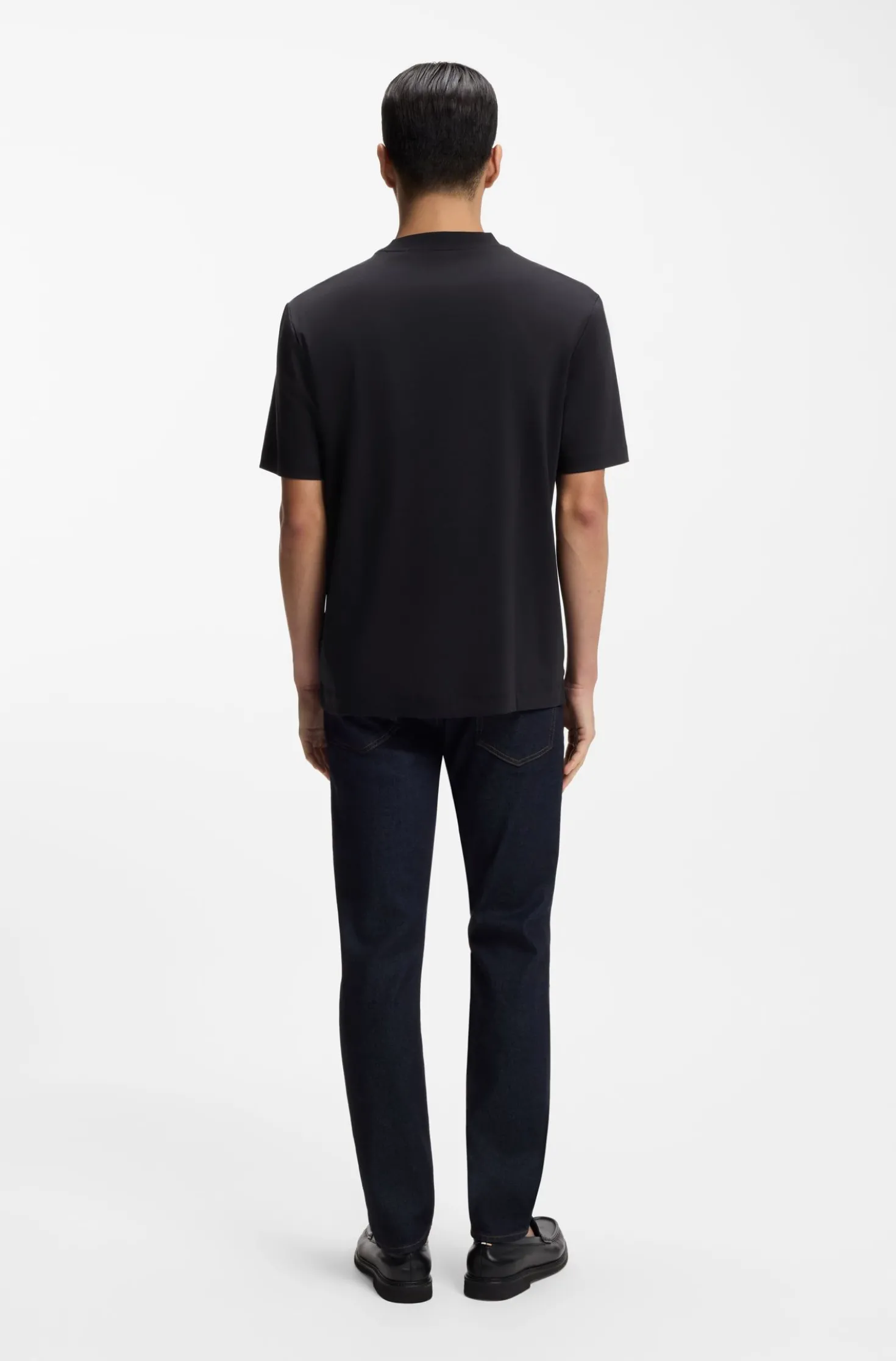 Cotton T-shirt with Double-B-monogram badge
