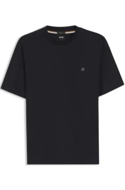 Cotton T-shirt with Double-B-monogram badge