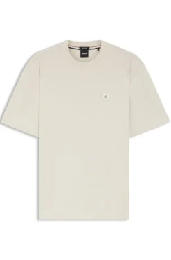 Cotton T-shirt with Double-B-monogram badge