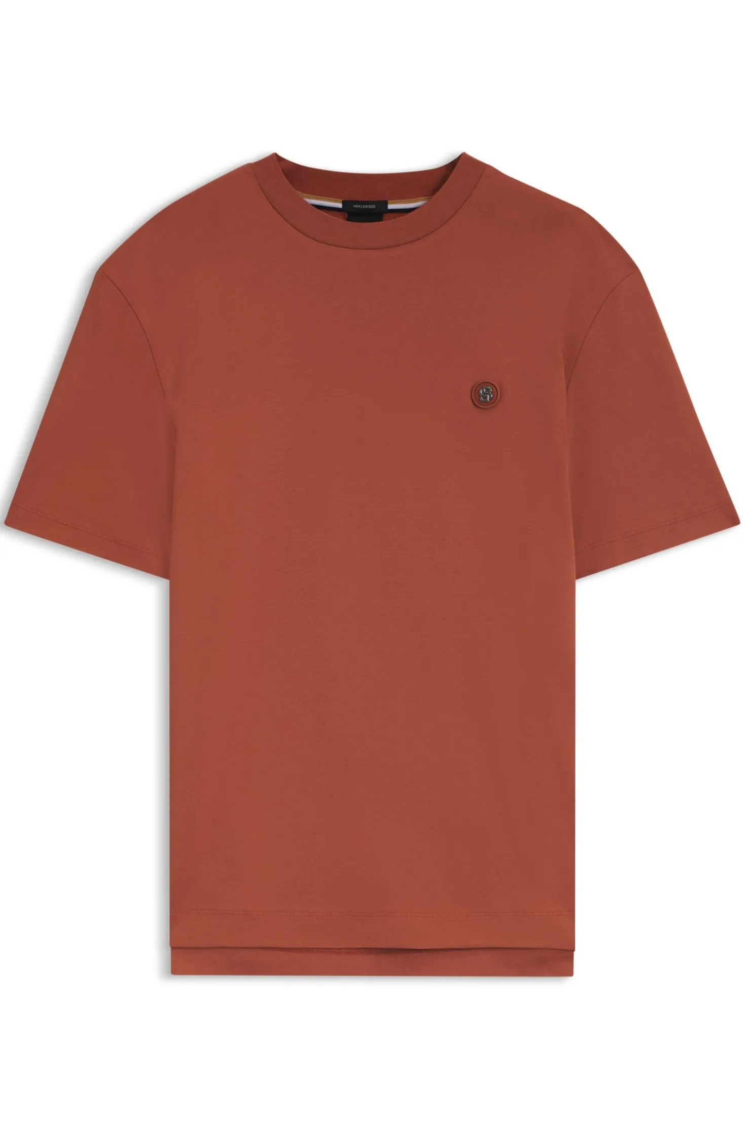 Cotton T-shirt with Double-B-monogram badge