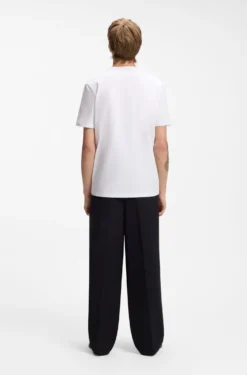 Cotton T-shirt with logo artwork