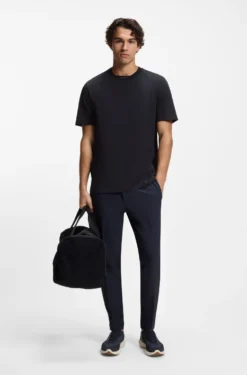 Cotton T-shirt with logo crew neck
