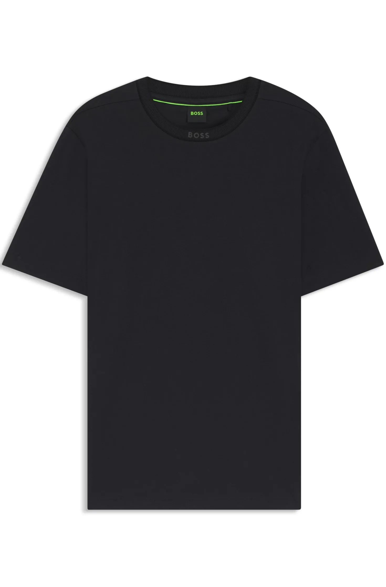 Cotton T-shirt with logo crew neck