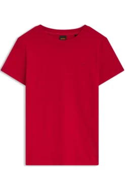 Cotton T-shirt with tonal chest logo