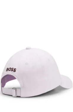 Cotton-twill cap with artwork