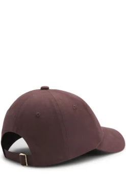 Cotton-twill cap with braided Double B monogram
