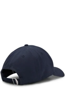 Cotton-twill cap with embroidered Double B monogram