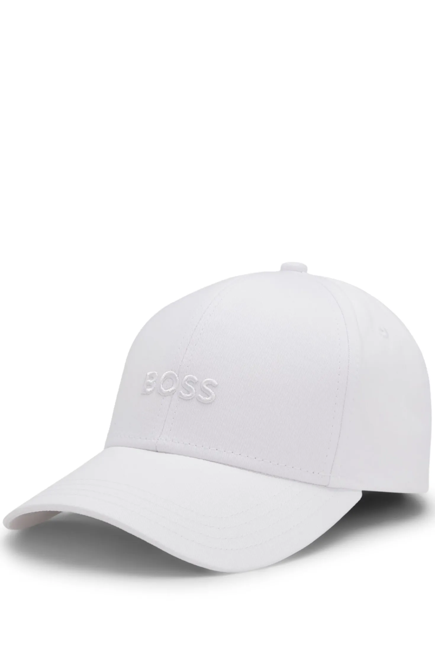 Cotton-twill cap with embroidered logo