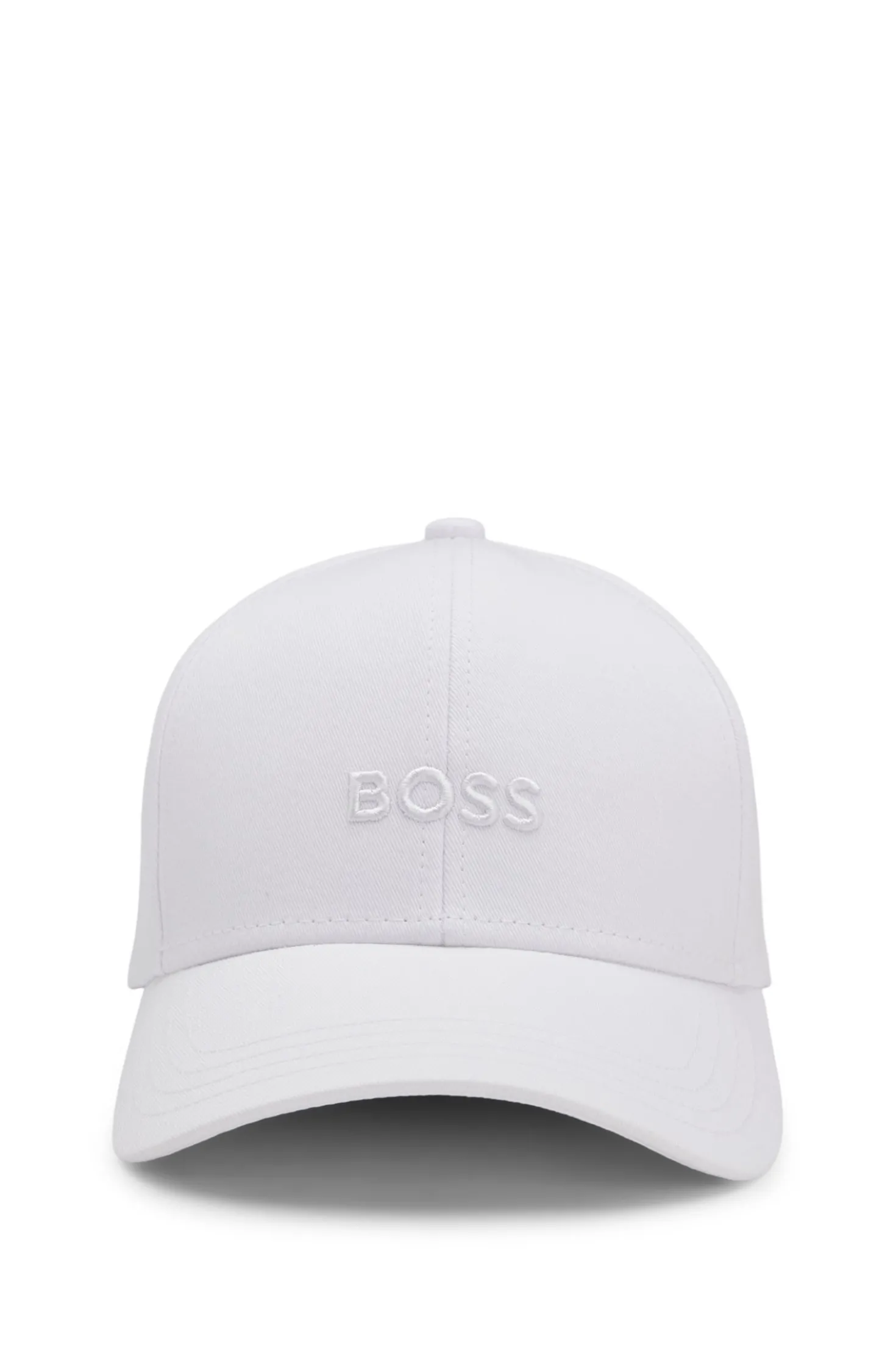 Cotton-twill cap with embroidered logo