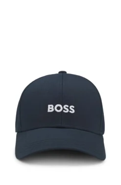 Cotton-twill cap with embroidered logo