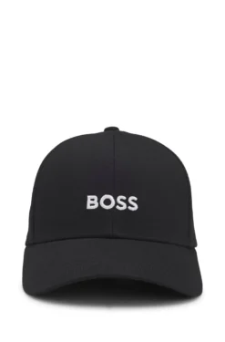 Cotton-twill cap with embroidered logo