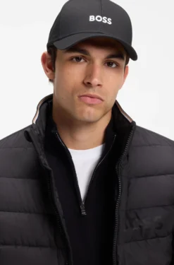 Cotton-twill cap with embroidered logo