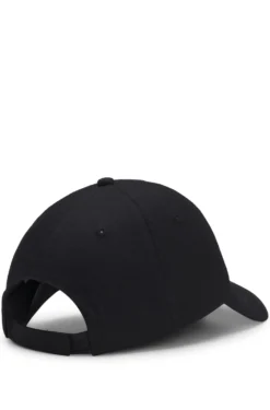 Cotton-twill cap with embroidered slogan