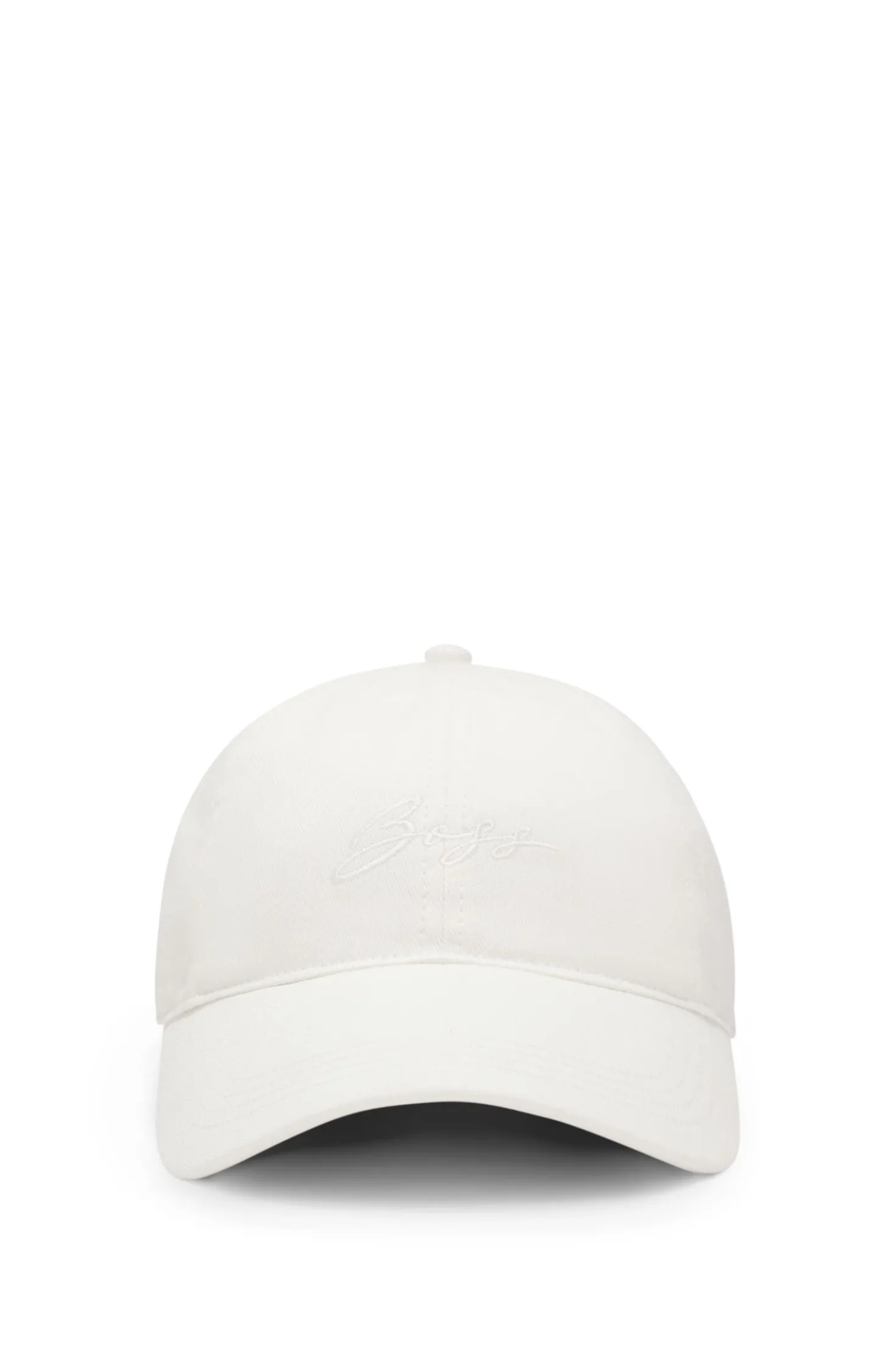 Cotton-twill cap with script logo