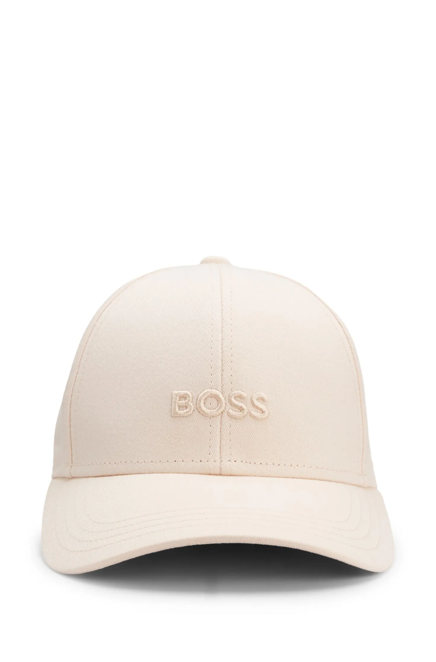 Cotton-twill cap with tonal embroidered logo